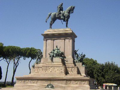 Italy Rome Garibaldi Statue Garibaldi Statue Lazio - Rome - Italy