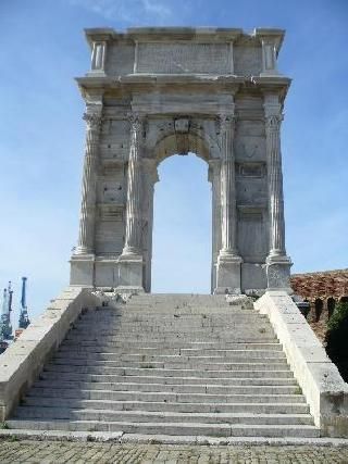 Italy ANCONA Trajan Arch Trajan Arch Italy - ANCONA - Italy