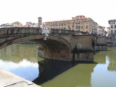 Italia Florencia Puente Santa Trinita Puente Santa Trinita Florencia - Florencia - Italia