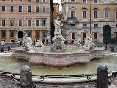 Italia Roma Fontana del Moro Fontana del Moro Fontana del Moro - Roma - Italia