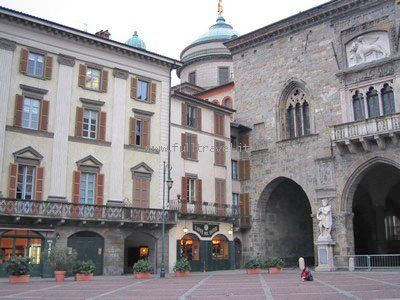 Italia Bergamo Piazza Vecchia Piazza Vecchia Lombardia - Bergamo - Italia