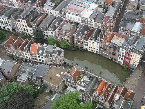 Holanda Utrecht  Oudegracht Viejo Canal Oudegracht Viejo Canal Utrecht - Utrecht  - Holanda