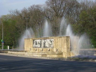 Romania Bucharest Miorita Fountain Miorita Fountain Romania - Bucharest - Romania
