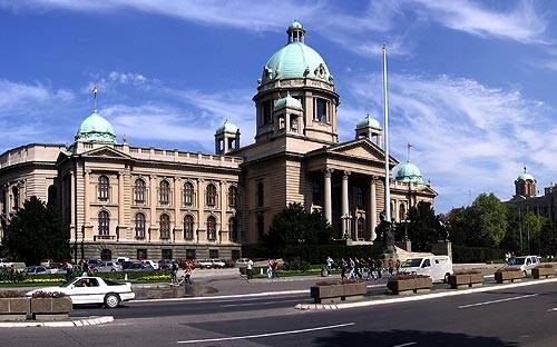 Serbia Belgrade the Yugoslav Parliament (Skupstina) the Yugoslav Parliament (Skupstina) City Of Belgrade - Belgrade - Serbia