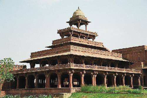 India Fatehpur Sikri Panch Mahal Panch Mahal Uttar Pradesh - Fatehpur Sikri - India