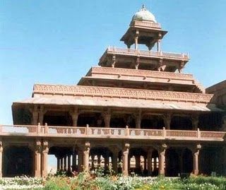 India Fatehpur Sikri Panch Mahal Panch Mahal Uttar Pradesh - Fatehpur Sikri - India