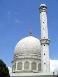 India Srinagar  Mezquita de Hazrat Bal Mezquita de Hazrat Bal Srinagar - Srinagar  - India