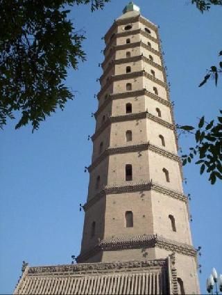 China Yinchuan  Pagoda del Monasterio Chengtian Pagoda del Monasterio Chengtian Ningxia - Yinchuan  - China
