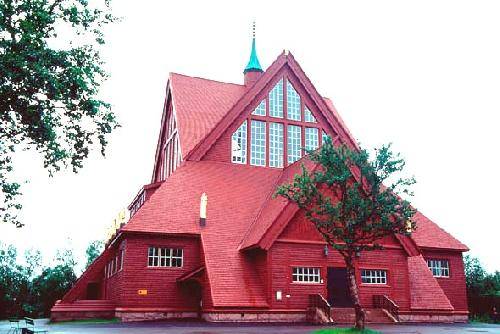 Suecia Kiruna  Iglesia de Kiruna Iglesia de Kiruna Norrbotten - Kiruna  - Suecia