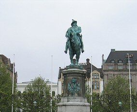 Sweden Malmo  Karl X Statue Karl X Statue Malmo - Malmo  - Sweden
