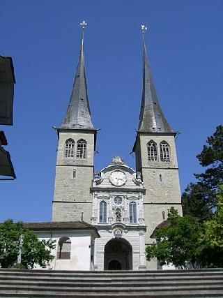 Switzerland Luzern Hofkirche Hofkirche Luzern - Luzern - Switzerland