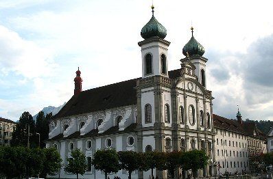 Switzerland Luzern Jesuitenkirche Jesuitenkirche Luzern - Luzern - Switzerland