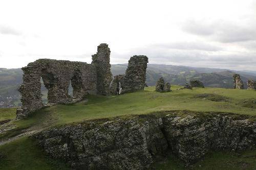 El Reino Unido Llangollen  Fortaleza Dinas Bran Fortaleza Dinas Bran Denbighshire - Llangollen  - El Reino Unido