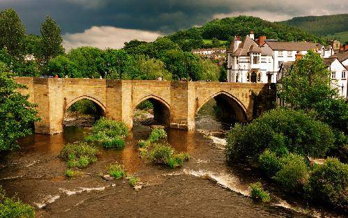 El Reino Unido Llangollen  Puente Dee Puente Dee Denbighshire - Llangollen  - El Reino Unido