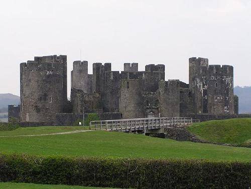 El Reino Unido Cardiff  Caerphilly Castle Caerphilly Castle Gales - Cardiff  - El Reino Unido