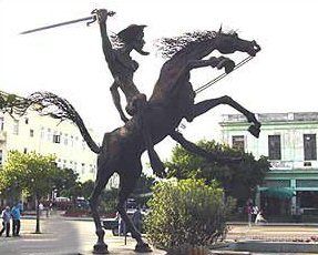 Cuba Havanna Don Quijote de la Mancha Statue Don Quijote de la Mancha Statue Havanna - Havanna - Cuba