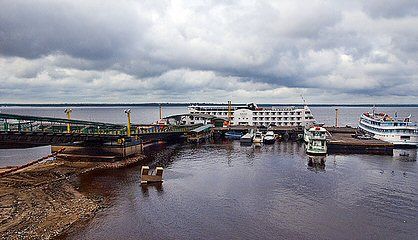 Brasil Manaus  Puerto Flotante Puerto Flotante Brasil - Manaus  - Brasil