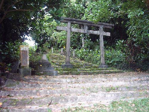 The Northern Mariana Islands San Jose  Shinto shrines Shinto shrines Tinian - San Jose  - The Northern Mariana Islands