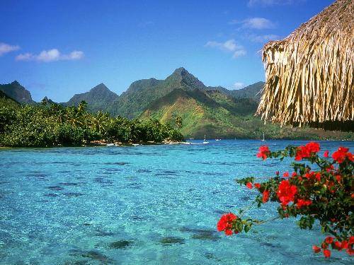 Polinesia Francesa Vaitape  Laguna de Bora Bora Laguna de Bora Bora Australia y El Pacífico - Vaitape  - Polinesia Francesa