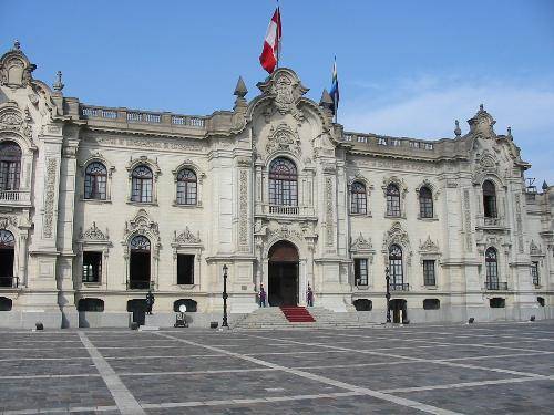 Peru Lima Government Palace Government Palace Peru - Lima - Peru