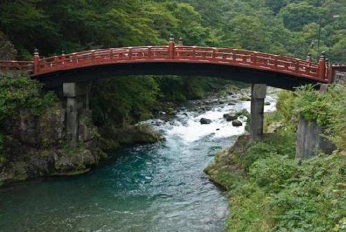 Japón Nikko  Puente Shin-kyo Puente Shin-kyo Tochigi - Nikko  - Japón