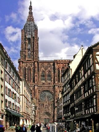 Francia Strasbourg  Catedral de Notre-Dame Catedral de Notre-Dame Bas Rhin - Strasbourg  - Francia