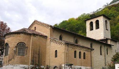 Francia Grenoble  Iglesia de San Laurent Iglesia de San Laurent Auvergne-Rhône-Alpes - Grenoble  - Francia
