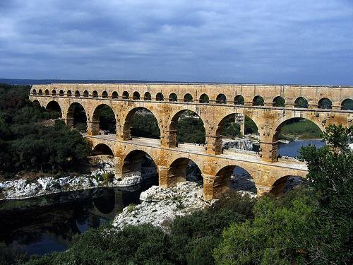 France Nimes Pont du Gard Pont du Gard Languedoc Roussillon - Nimes - France