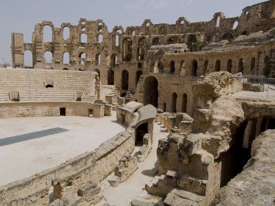 Tunisia El Jem Colosseum Colosseum Kairouan - El Jem - Tunisia