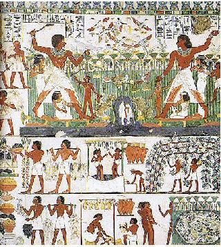Egipto Khokha (Tumbas de los Nobles) Tumba de Nakht Tumba de Nakht Luxor - Khokha (Tumbas de los Nobles) - Egipto
