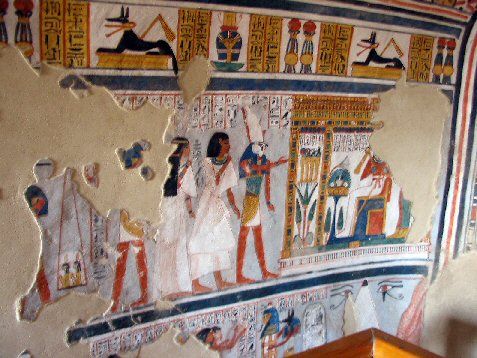 Egipto Dra Abul Naga (Tumbas de los Nobles) Tumba de Roy Tumba de Roy Luxor - Dra Abul Naga (Tumbas de los Nobles) - Egipto