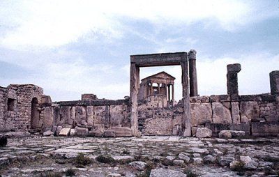 Tunez Subaytilah  Templo de Jupiter Templo de Jupiter Al Qasrayn - Subaytilah  - Tunez
