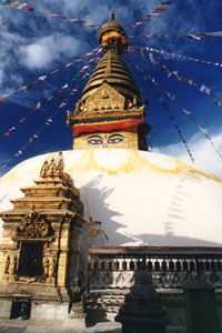 Nepal Kathmandu  Stupa de Swayambunath Stupa de Swayambunath Kathmandu - Kathmandu  - Nepal