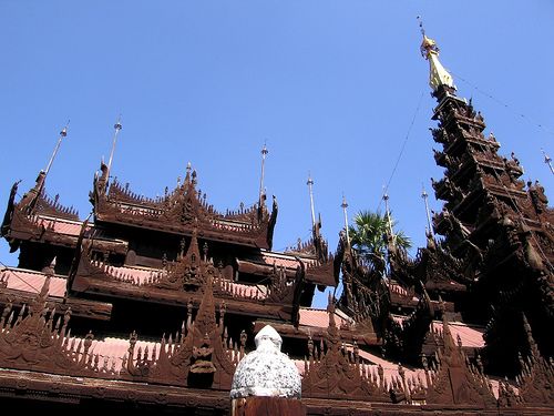 Birmania Mandalay Monasterio Shwe In Bin Kyaung Monasterio Shwe In Bin Kyaung Mandalay - Mandalay - Birmania