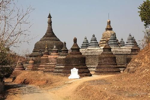 Birmania Mrauk-U Cuevas del templo de Andaw-thein Cuevas del templo de Andaw-thein Mrauk-U - Mrauk-U - Birmania