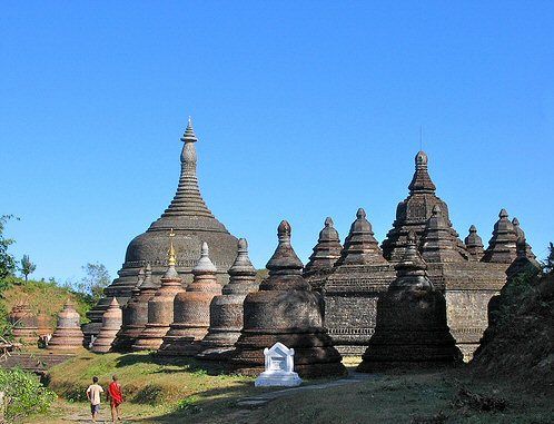 Birmania Mrauk-U Cuevas del templo de Andaw-thein Cuevas del templo de Andaw-thein Birmania - Mrauk-U - Birmania