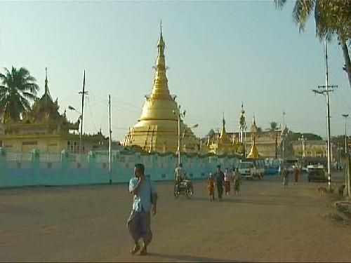 Birmania Rangún Pagoda Botataung Pagoda Botataung Rangún - Rangún - Birmania