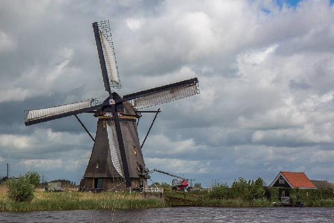 Netherlands Rotterdam  Windmill Windmill Rotterdam - Rotterdam  - Netherlands