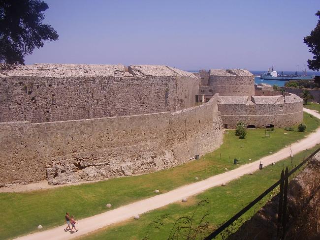Greece Rodos Fortifications of Rhodes Fortifications of Rhodes Rodos - Rodos - Greece