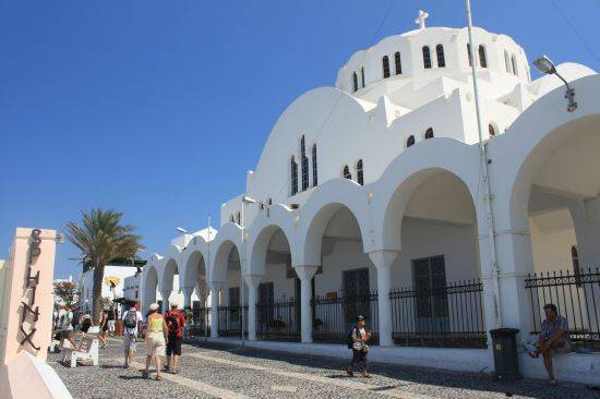 Grecia Santorini  Iglesia Ortodoxa de Santorini Iglesia Ortodoxa de Santorini Santorini - Santorini  - Grecia