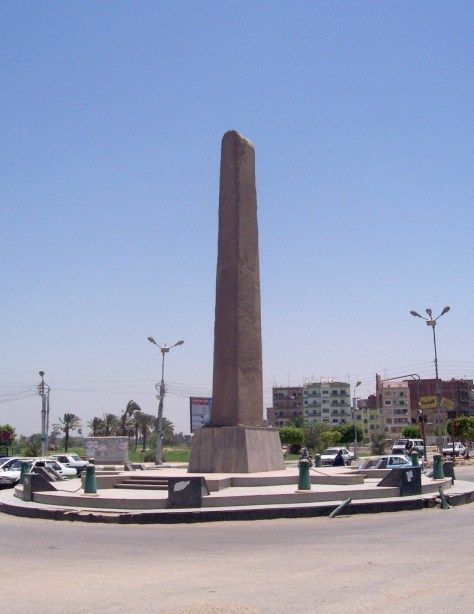 Egypt El Fayoum Obelisk of Senusert Obelisk of Senusert El Fayoum - El Fayoum - Egypt