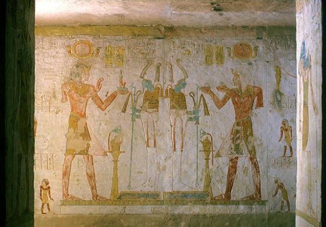 Egypt Valley of the Kings Tomb of Seti II Tomb of Seti II Valley of the Kings - Valley of the Kings - Egypt