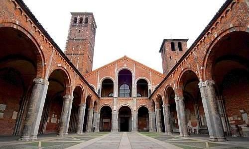 Italy Milan Basilica di Sant Ambrogio Basilica di Sant Ambrogio Milan - Milan - Italy