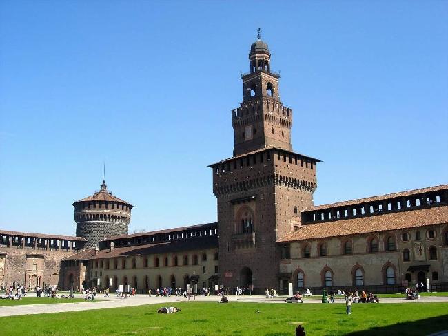 Italia Milan Castello Sforzesco Castello Sforzesco Lombardia - Milan - Italia