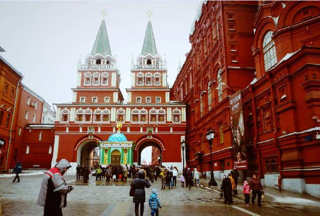 Rusia Moscu La Plaza Roja La Plaza Roja Moscow - Moscu - Rusia