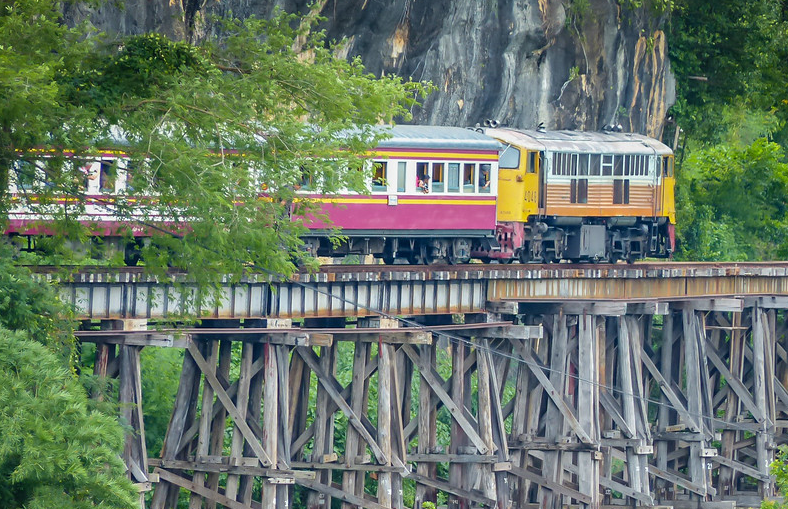 Tailandia Kanchanaburi El Ferrocarril de la Muerte El Ferrocarril de la Muerte El Ferrocarril de la Muerte - Kanchanaburi - Tailandia