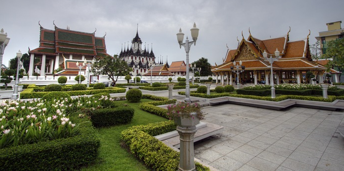 Thailand Bangkok Wat Rajnadda Wat Rajnadda Thailand - Bangkok - Thailand
