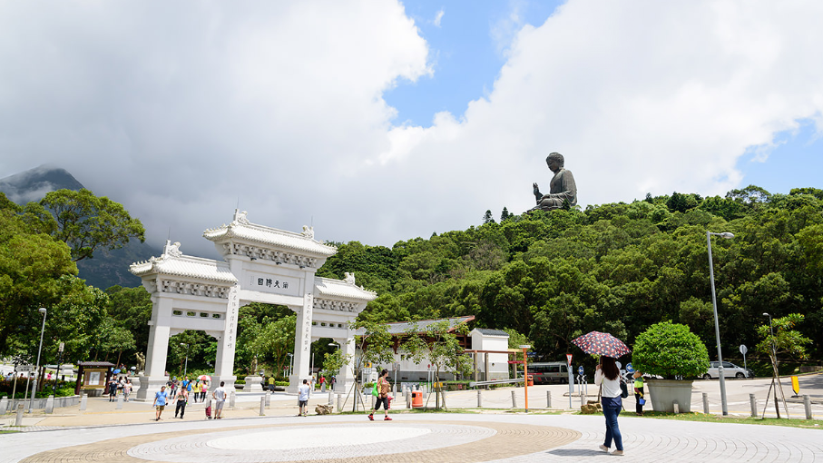 China Hong Kong Gran estatua de Buda Gran estatua de Buda China - Hong Kong - China