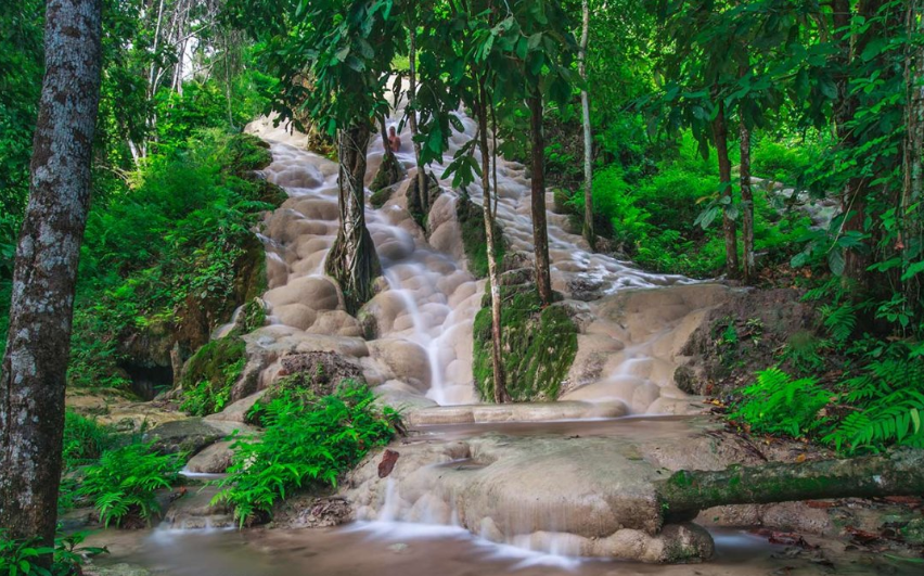 Thailand chengmai Boa Thong Falls sticky Boa Thong Falls sticky Thailand - chengmai - Thailand