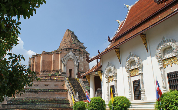 Tailandia Chiang Mai  Wat Chedi Luang Wat Chedi Luang Tailandia - Chiang Mai  - Tailandia
